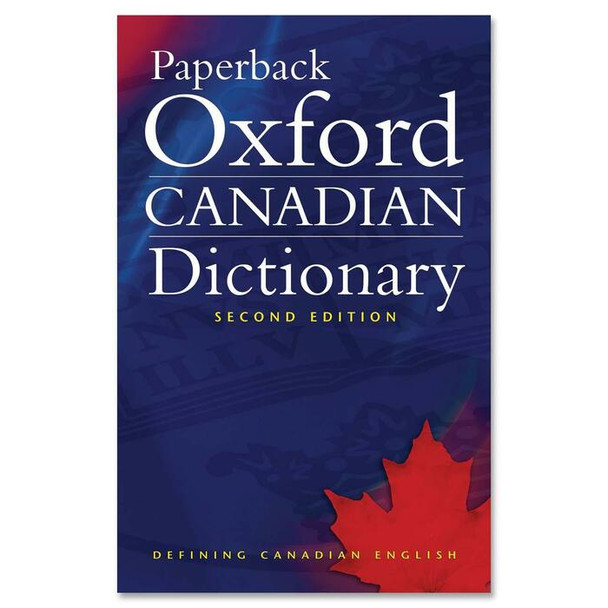 Oxford University Press Paperback Oxford Canadian Dictionary Second Edition Printed Book by Katherine Barber - 1 Each (OUP0195424395)