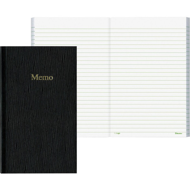 Blueline Glue Binding Side Open Memo Book - 1 Each (BLIA385)