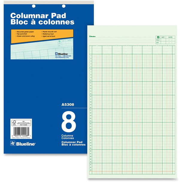 Blueline Columnar Pad - 1 Each (BLIA5308)