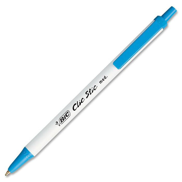 BIC Clic Stic Ball Pen - 1 Dozen (BICCSM11BL)