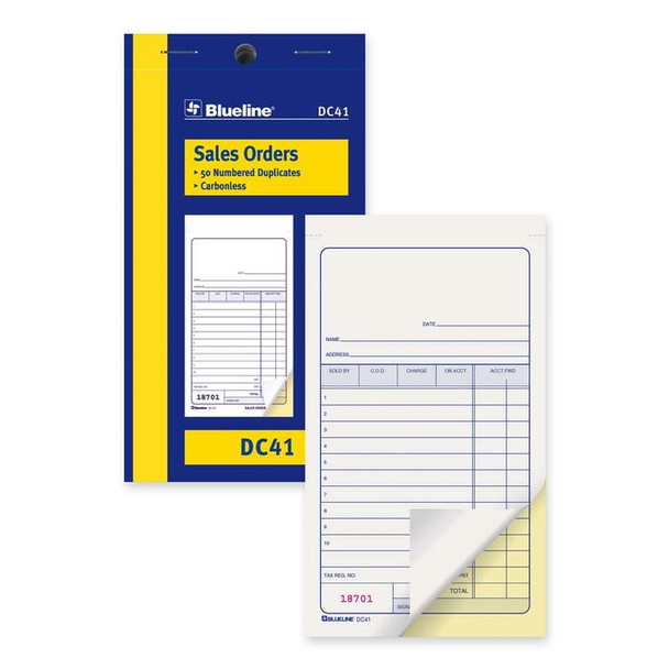 Blueline Sales Order Book - 1 Each (BLIDC41)