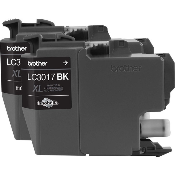 Brother Innobella LC3017 Ink Cartridge - Black - 2 / Pack (BRTLC30172PKS)