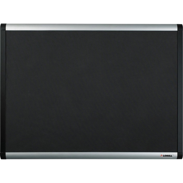 Lorell Black Mesh Fabric Covered Bulletin Boards - 1 / Each (LLR75696)