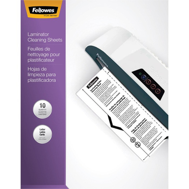Fellowes Laminator Cleaning Sheets 10pk - 10 / Pack (FEL5320603)