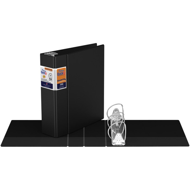 QuickFit D-Ring Deluxe Commercial File Binder - 1 Each (RGO29051)