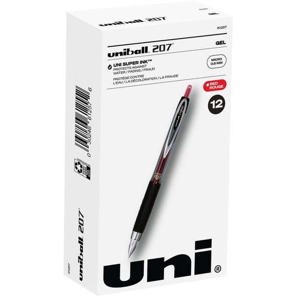 Uni-Ball Signo 207 Retract Gel Micro Pens (UBC61257)