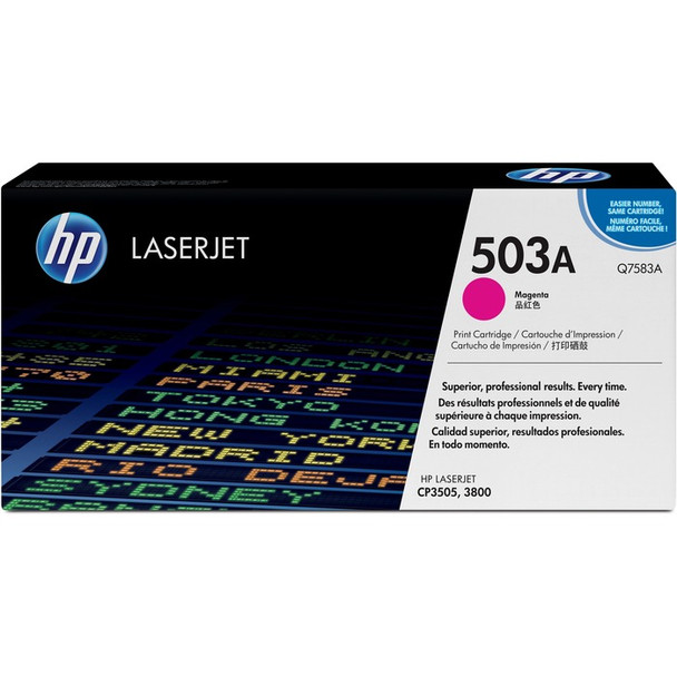 HP 503A (Q7583A) Original Toner Cartridge - Single Pack - 1 Each (HEWQ7583A)