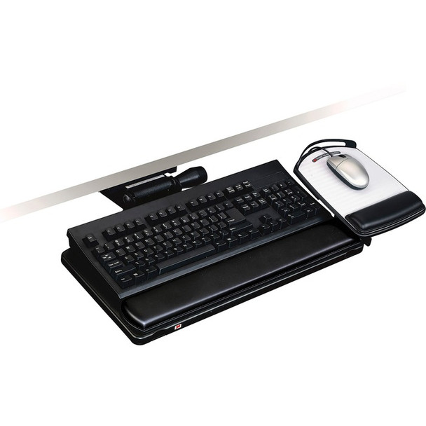 3M Lever-Free Adjustable Keyboard/Mouse Tray - 1 (MMMAKT150LE)