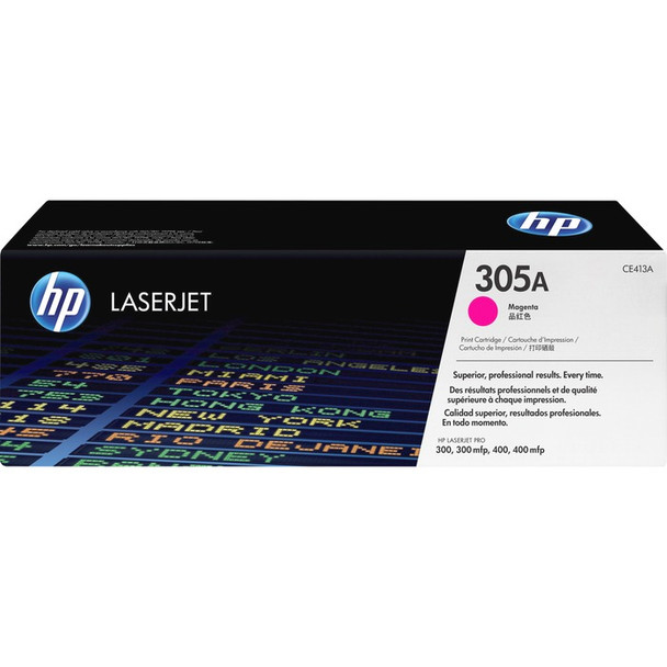 HP 305A (CE413A) Original Toner Cartridge - Single Pack - 1 Each (HEWCE413A)