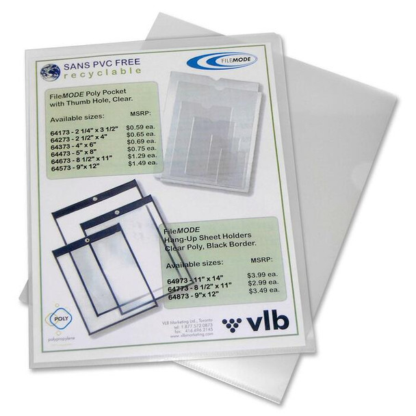 Filemode Poly View Folder - 10 / Pack (VLB60273)