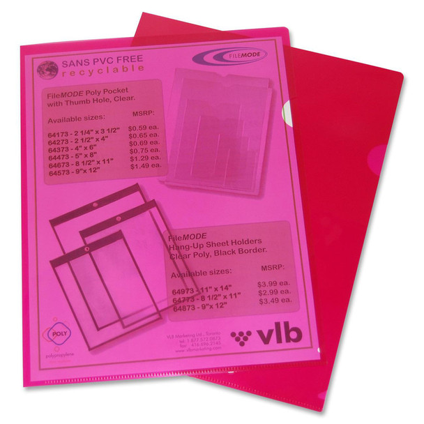 VLB Poly View Folder - 10 / Pack (VLB60272)