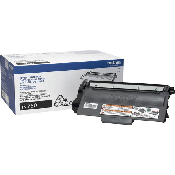 Brother TN750 Original Toner Cartridge - 1 Each (BRTTN750)