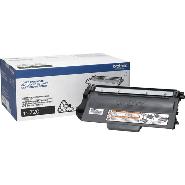 Brother TN720 Original Toner Cartridge - 1 Each (BRTTN720)