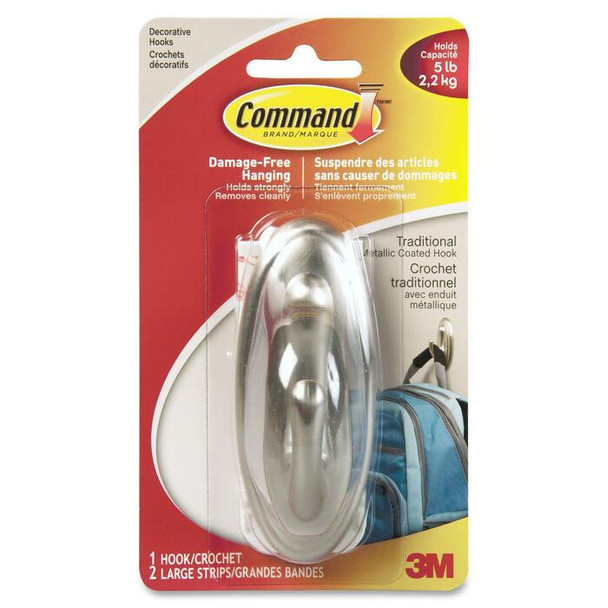 Command Traditional Hook, 17053BN-C - 1 Each (MMM17053BNC)