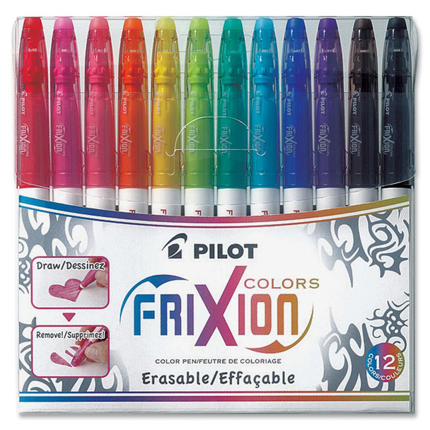 FriXion Colour Erasable Marker Pen Set - 12 / Set (PILSWFCS12)