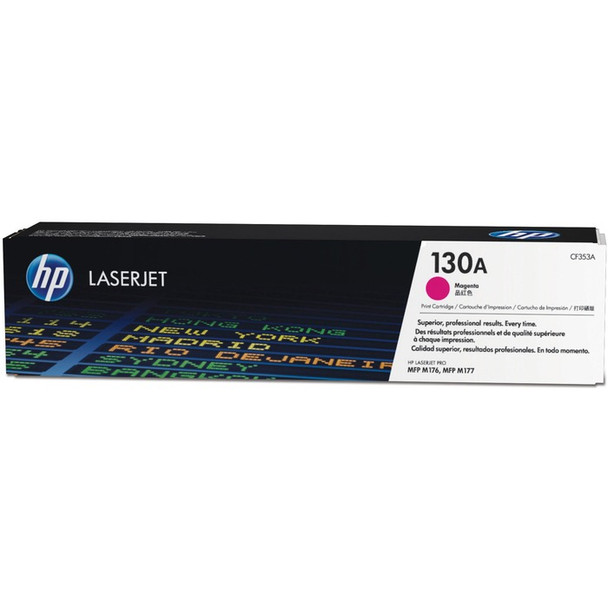 HP 130A (CF353A) Original Toner Cartridge - Single Pack - 1 Each (HEWCF353A)