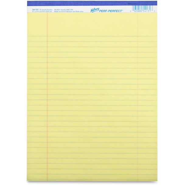 Hilroy Micro Perforated Business Notepad - 1 Each (HLR54131)
