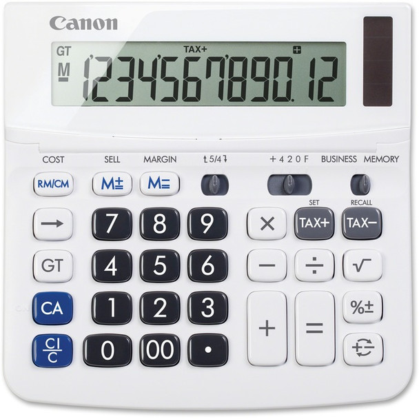 Canon 12-Digit Financial Desktop Calculator - 1 Each (CNM9607B001)