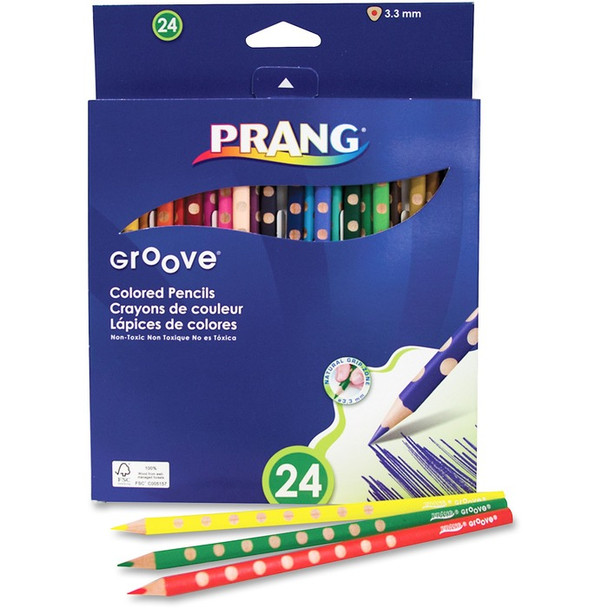 Prang Slim Coloured Pencils - 24 / Set (DIX28124)