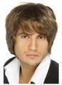 Brown Boy Band Costume Wig