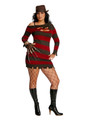 Freddy Krueger Womens Costume Plus Size