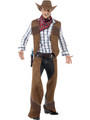 Brown Fringe Adult Cowboy Costume