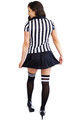 Referee Shirt And Skirt Womens Costume