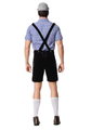 Black And Gold Lederhosen Mens Oktoberfest Costume