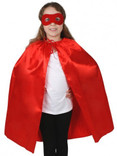 Red Cape and Red Eye Mask Child Super Hero Set