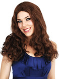 Catherine Long Wavy Wig With Central Parting