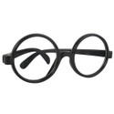 Round Black Rimmed Glasses No Lenses