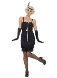 Short Black Flapper Costume