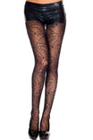 Spider Web Black Sheer Pantyhose