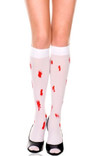 Opague Blood Drip Print Knee Hi