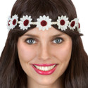 Daisy Chain Headband White