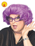 Dame Edna Purple Costume Wig