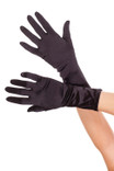 Black Wrist Length Gloves