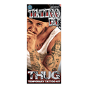 Thug Temporary Tattoos Kit