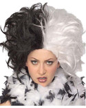 Ms Spot Black And White Costume Wig