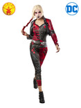 Harley Quinn Red And Black Jumpsuit Costume