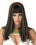 Egyptian Princess Wig with Decorative Trim