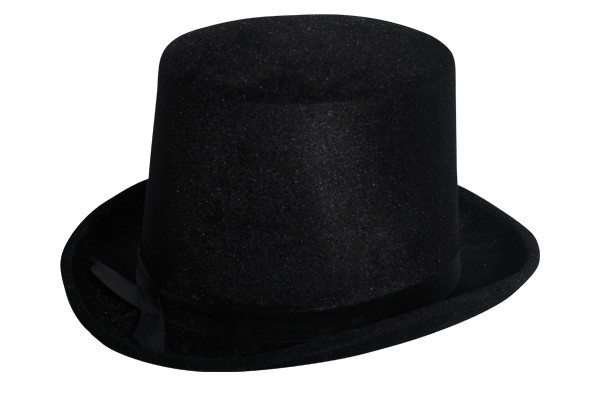 Velvet Black Top Hat Costume Accessory Costumes To Buy