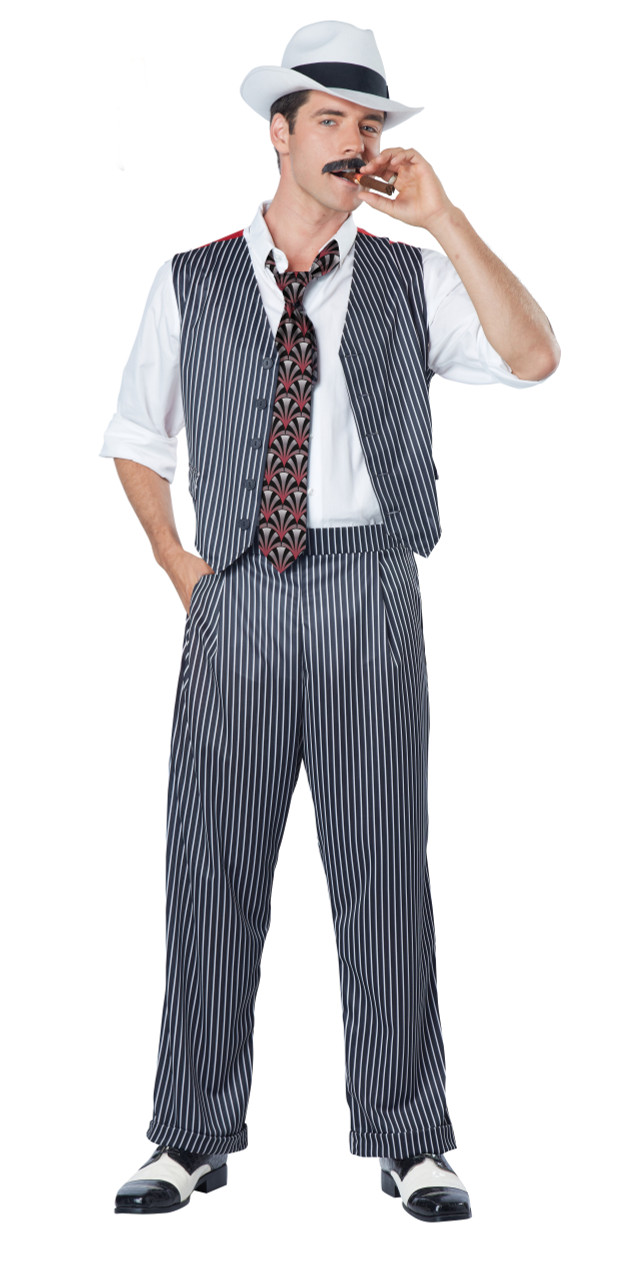 Mobster Mens 1920s Great Gatsby Gangster Costume | Costumes To Buy