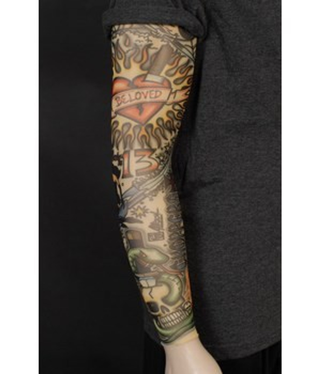 Punk rock leg sleeve in progress by  Coffin City Tattoo  Facebook