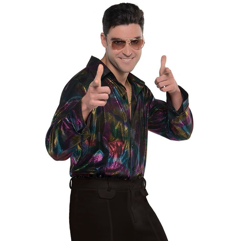 Disco Multi-Coloured Party Shirt 