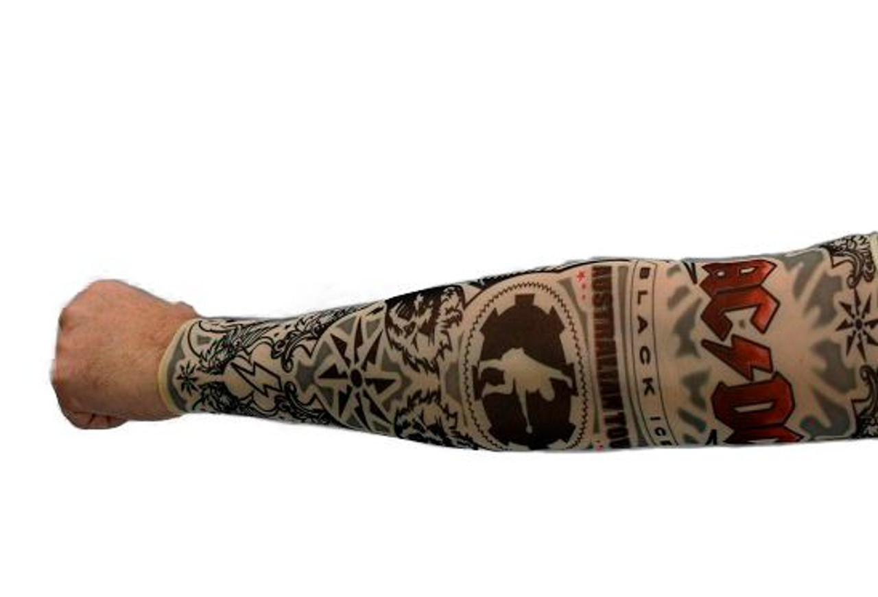 Tattoo Sleeve Arm - Rock n Roll Design