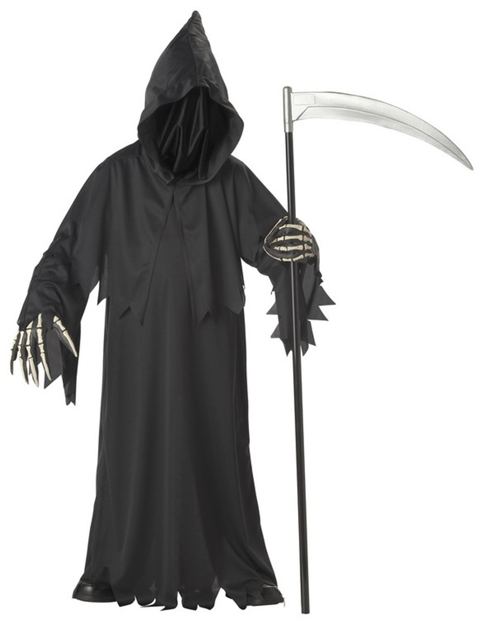 Deluxe Grim Reaper Child Halloween Fancy Dress At Costumestobuy