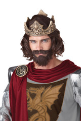 Medieval King Brown Wig