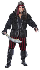Ruthless Rogue Pirate Costume Plus Size