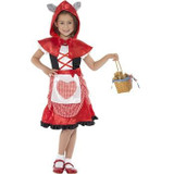 Miss Hood Red Riding Girls Costume